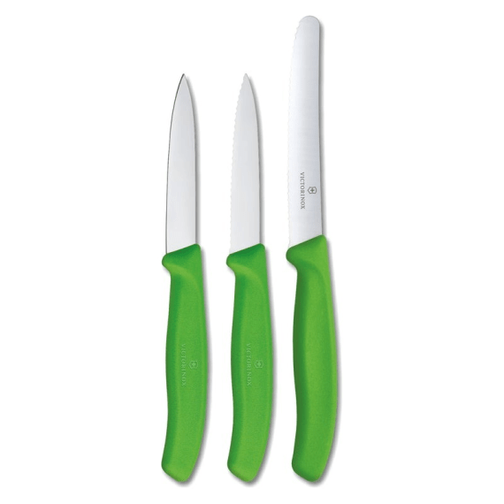 victorinox classic 3pc paring knife set green picture 2