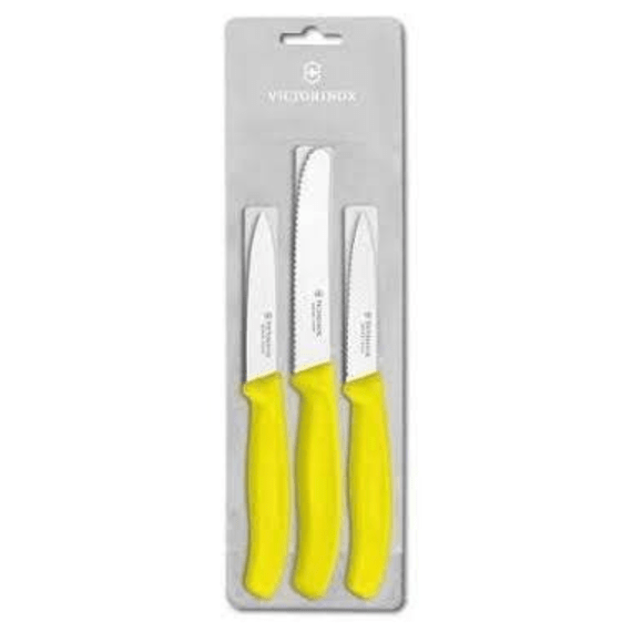 victorinox classic 3pc paring knife set yellow picture 1