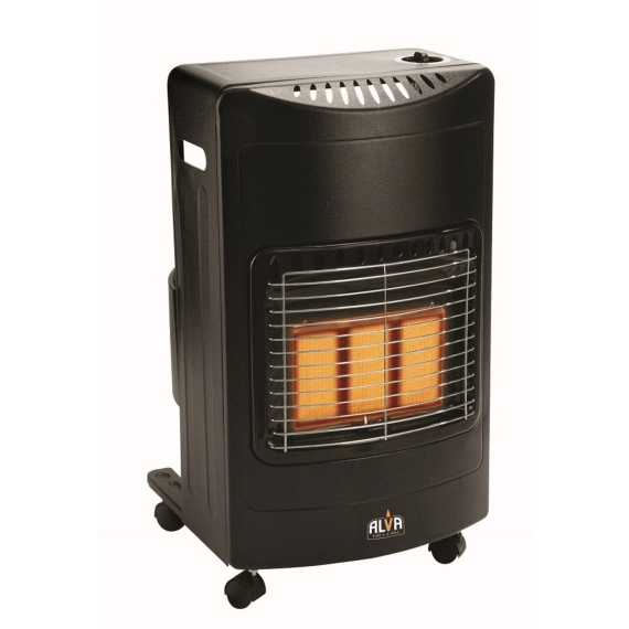 alva 3 panel large gas heater black picture 1