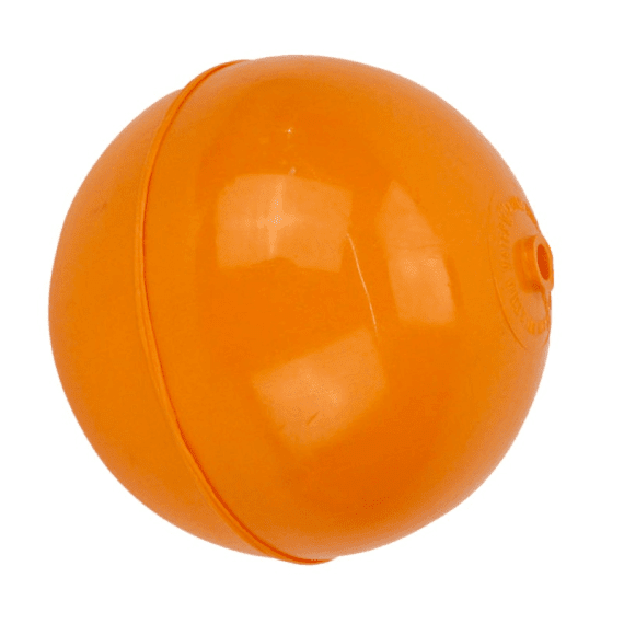 float valve ball plastic orange 150mm picture 1