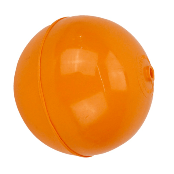 float valve ball plastic orange 125mm picture 1