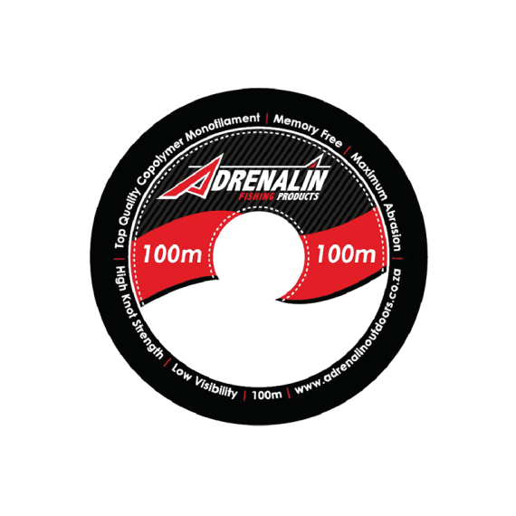 adrenalin 0 25mm clear saltwater 100m fishing line picture 1