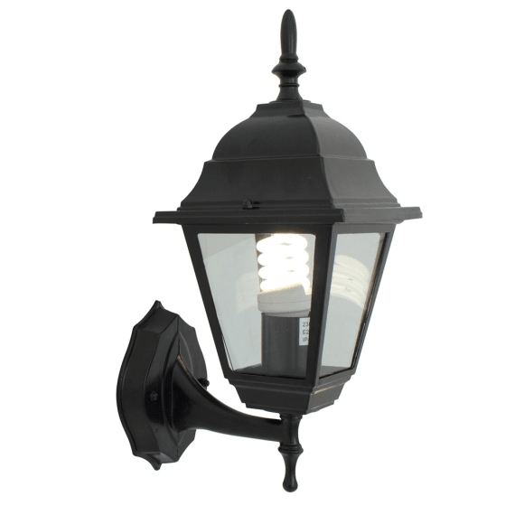 eurolux lantern wall 4 panel op blk picture 1