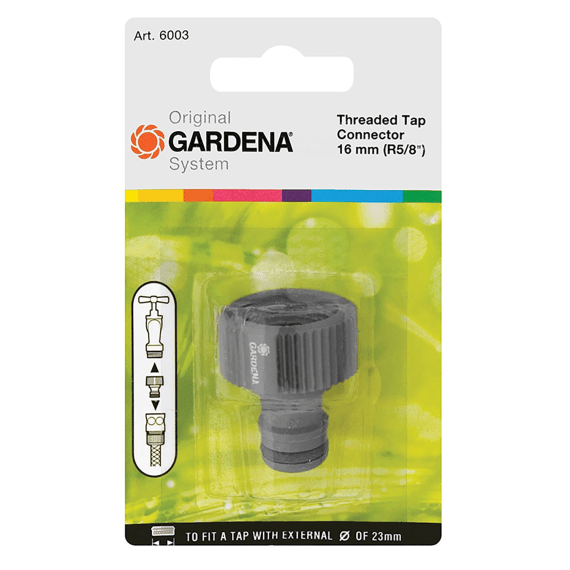 gardena tap connector 16mm 5 8 inch picture 1