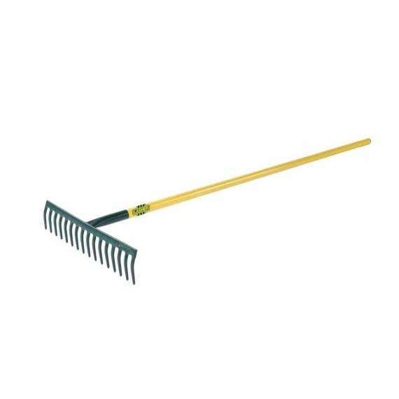 lasher 16 teeth steel handle garden rake picture 1