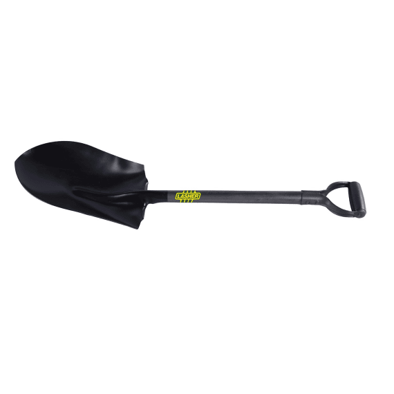 lasher round nose black shovel picture 1