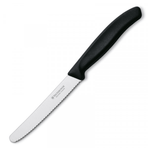 victorinox steak knife round tip black picture 1