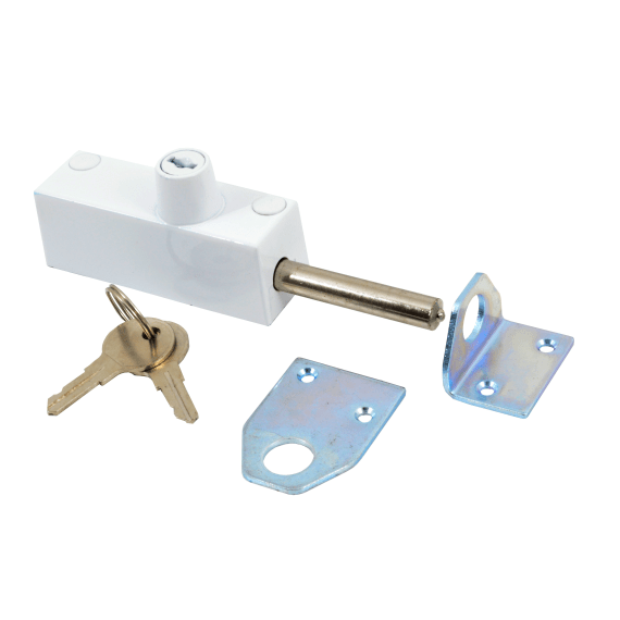 jaguar bolt patio lock white picture 1