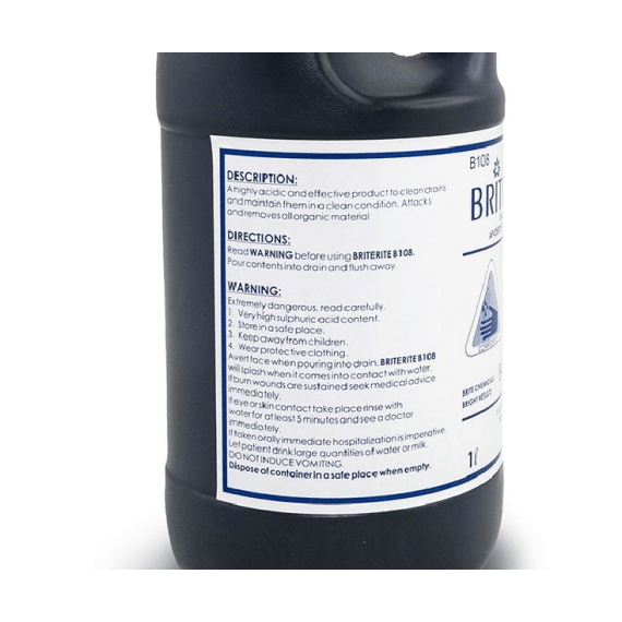 britechem drain liquid cleaner 1l picture 2