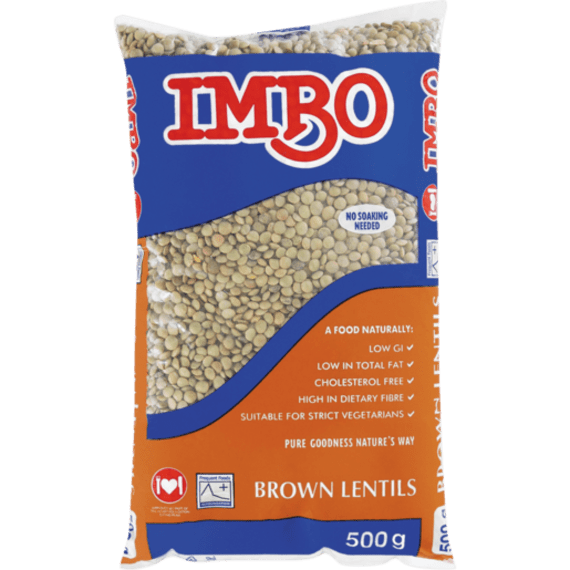 imbo lentils brown 500g picture 1