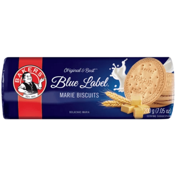 bakers blue label marie biscuits 200g picture 1