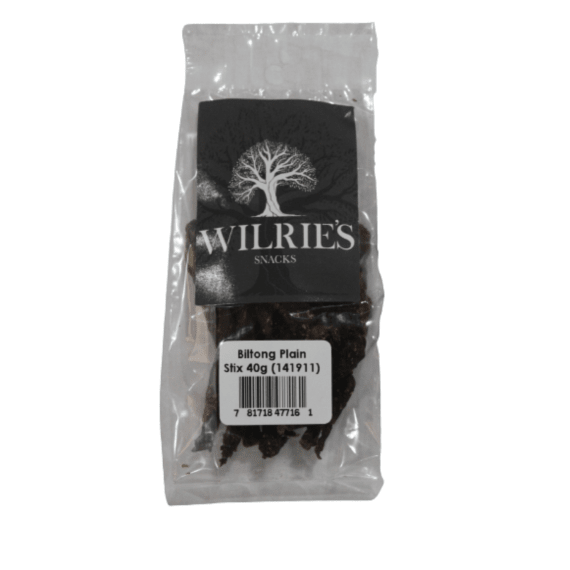 wilries biltong plain stix 40g picture 1