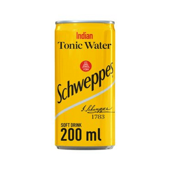 schweppes tonic water can 200ml picture 1