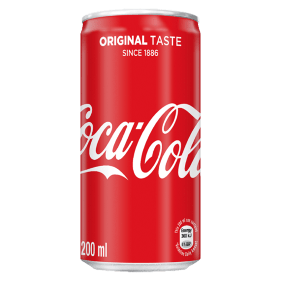 coca cola original can 200ml picture 1