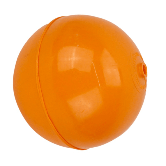 float valve ball plastic orange 110mm picture 1