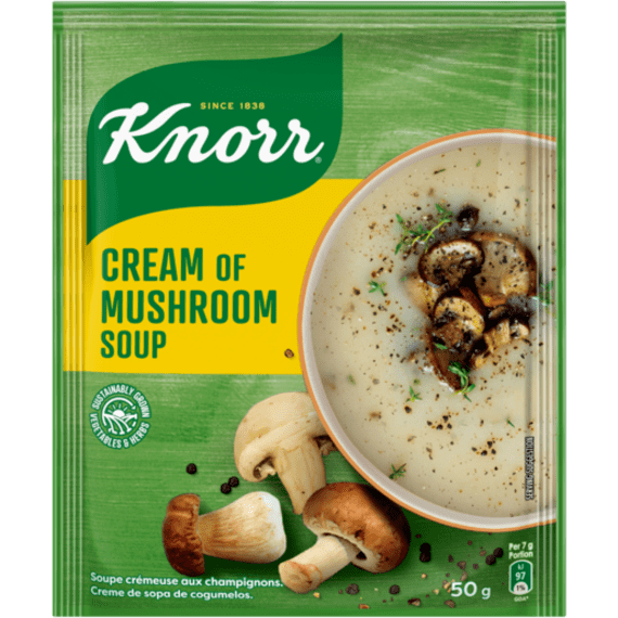 knorr soup cream of mushroom 50g picture 1