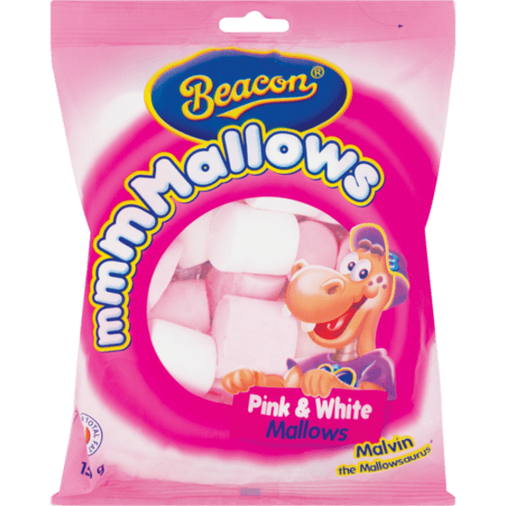 beacon marshmallow pink white 150g picture 1