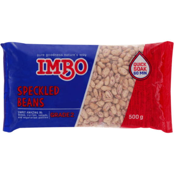imbo beans red speckled sugar 500g picture 1