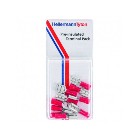hellermann terminal fem disc red 6 35mm picture 1