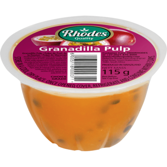 rhodes granadilla pulp 115g picture 1