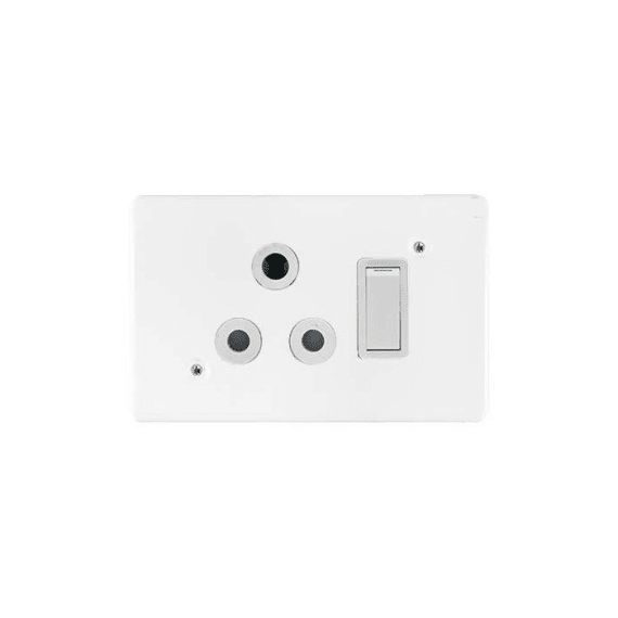 Crabtree Switch Plug + Cover Plate 100x5 Agrimark
