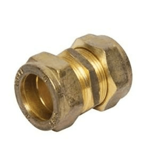 Female Iron Coupler Brass Compression Fitting - Pipe Dream Fittings