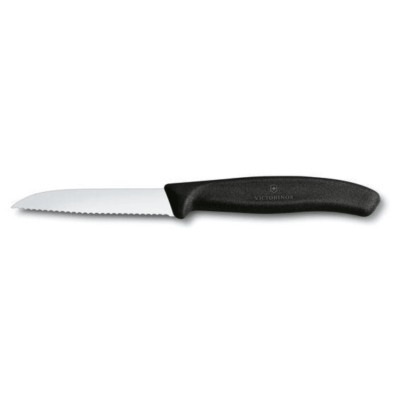 victorinox serrated paring knife 8cm black picture 1