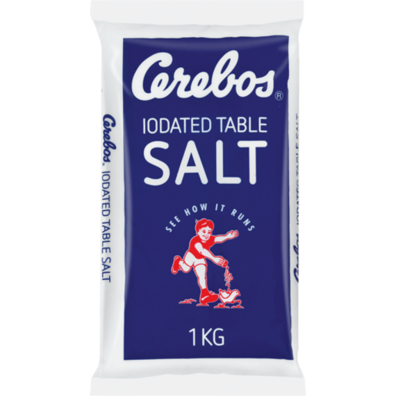 cerebos salt iodated poly sachets 1kg picture 1