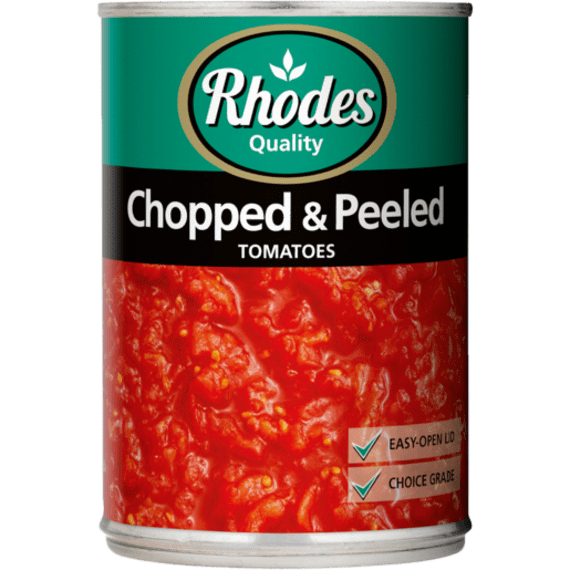 rhodes tomatoes chopped peeled 410g picture 1