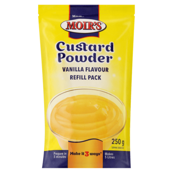 moirs custard refill 250g picture 1