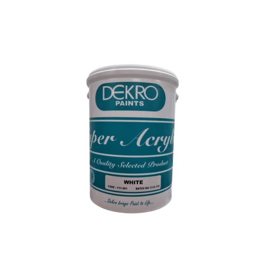 dekro super acrylic white picture 1