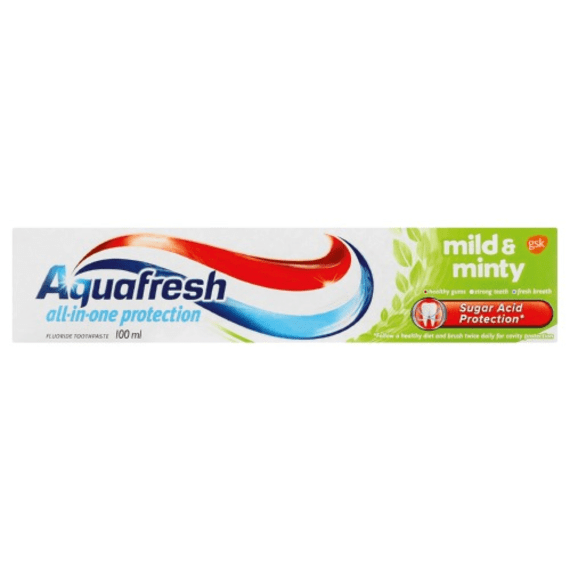 aquafresh tpaste mild minty 100ml picture 1