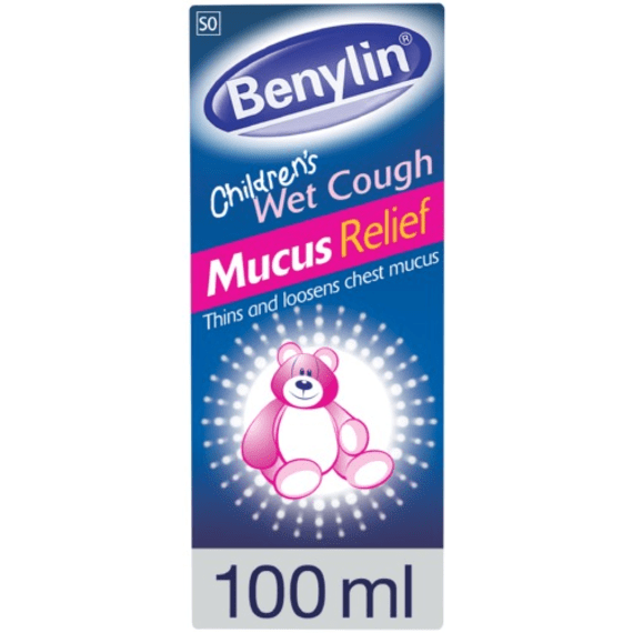 benylin wet cough mucus childrens 100ml picture 1