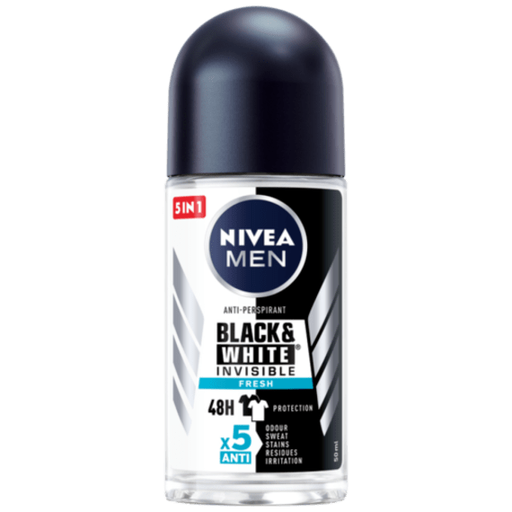 nivea deo black and white men 50ml picture 1