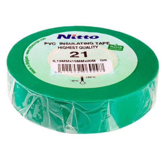 nitto insulation tape 10m green picture 1