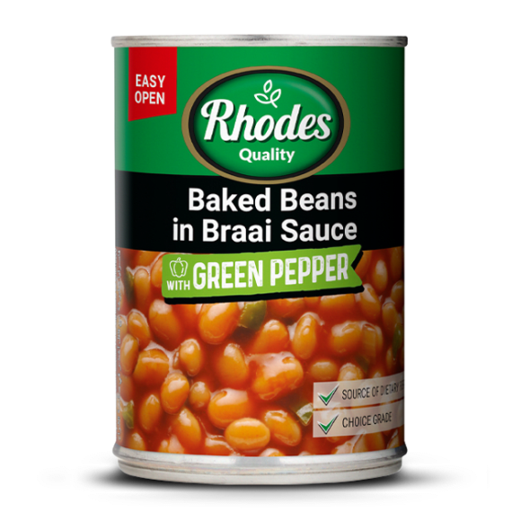 rhodes beans in braai sauce 400g picture 1