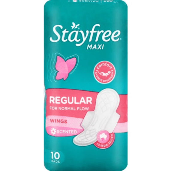 stayfree maxi thick wings scented 10 s picture 1