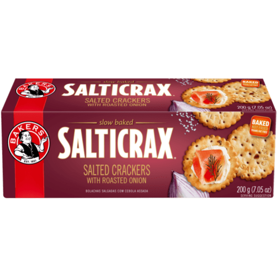 bakers salticrax roasted onion 200g picture 1