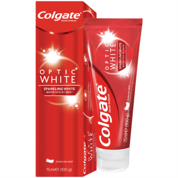 colgate toothpaste optic white 75ml picture 1