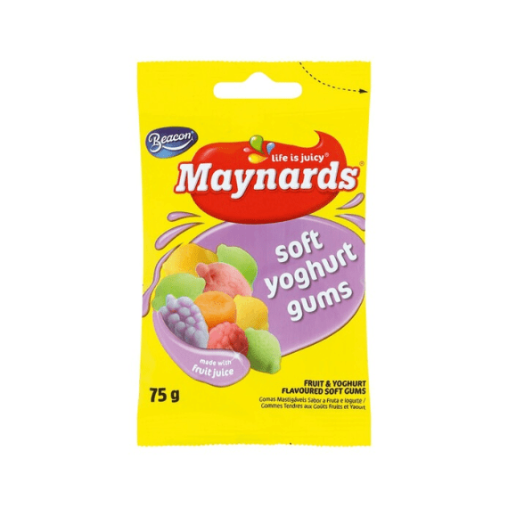 beacon maynards fruity joghurt gums 75g picture 1