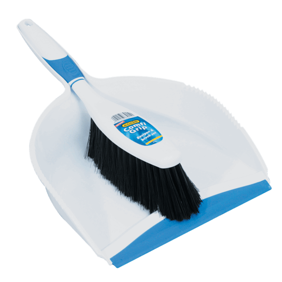 addis comfigrip dustpan brush stiff picture 1