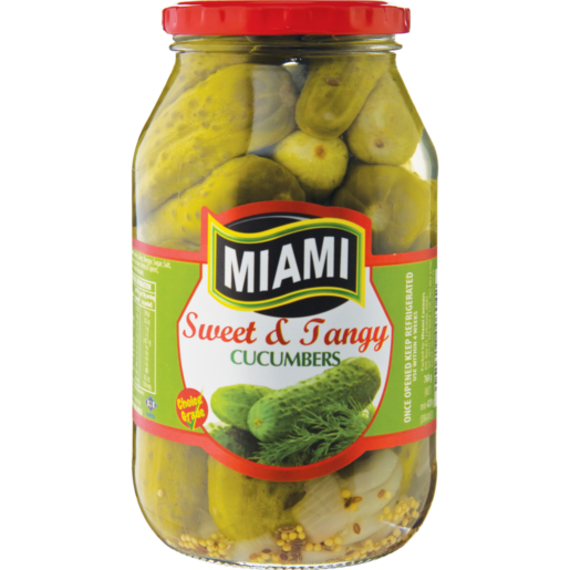 miami gherkins sweet tangy 760g picture 1