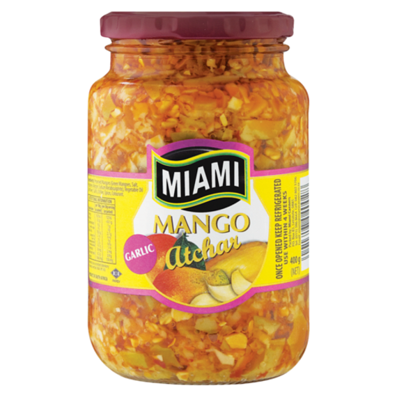 miami atchaar mango garlic 400g picture 1