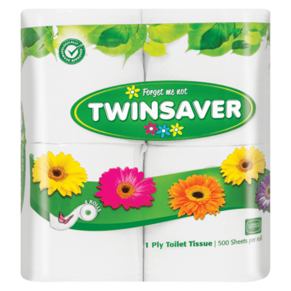 twinsaver 1ply toilet paper 4 s picture 1