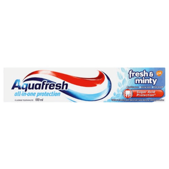 aquafresh tpaste fresh minty 100ml picture 1