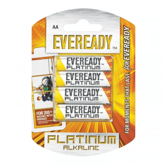 eveready battery platinum alk aa 4pk picture 1