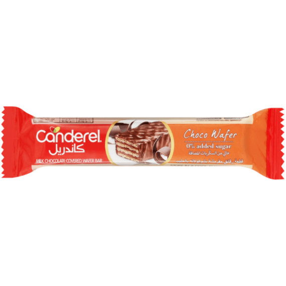 canderel chocolate bar milk snack 30g x 24 picture 1