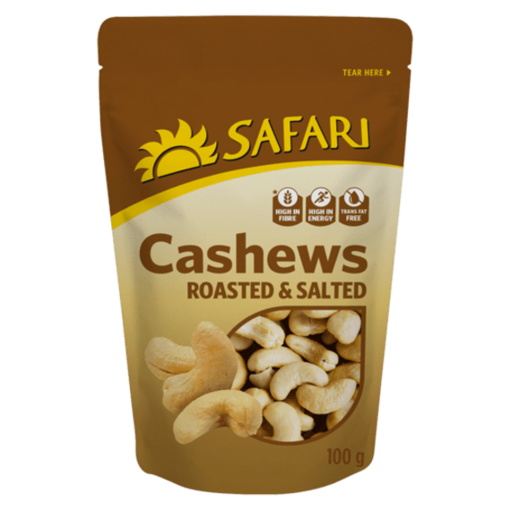 safari cashews salted 100g picture 1