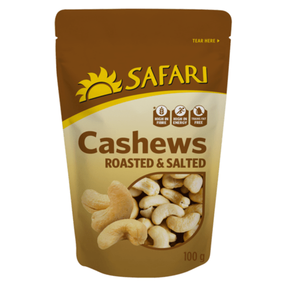 safari cashews 100g price