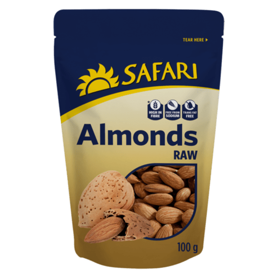 safari almonds natural 100g picture 1